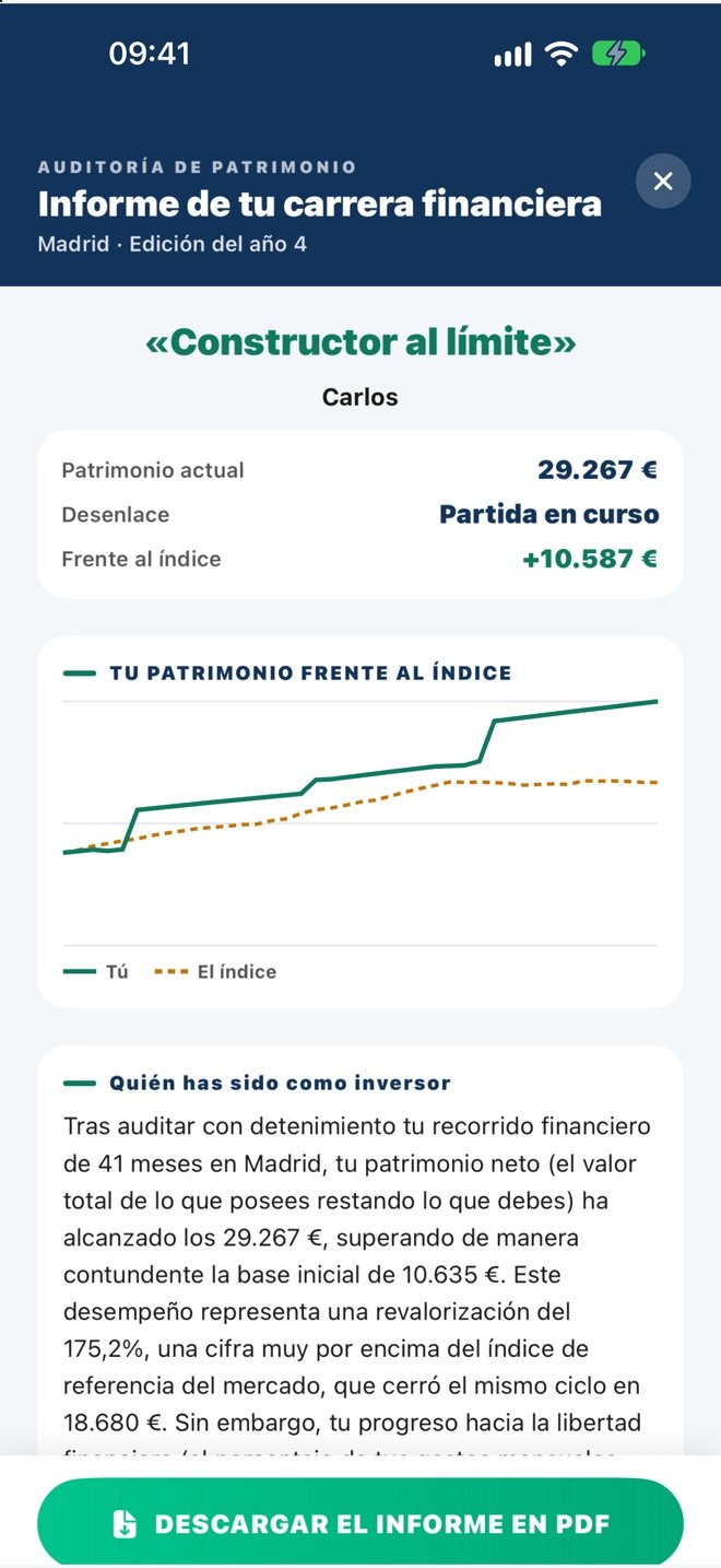 Simulive: La auditoría de tu carrera
